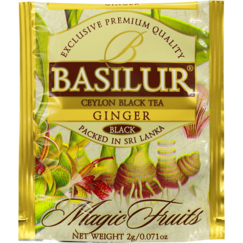 Basilur Ginger / Имбирь (100 пакетиков по 2 г)