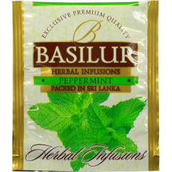 Basilur Peppermint / Мята (100 пакетиков по 2 г)
