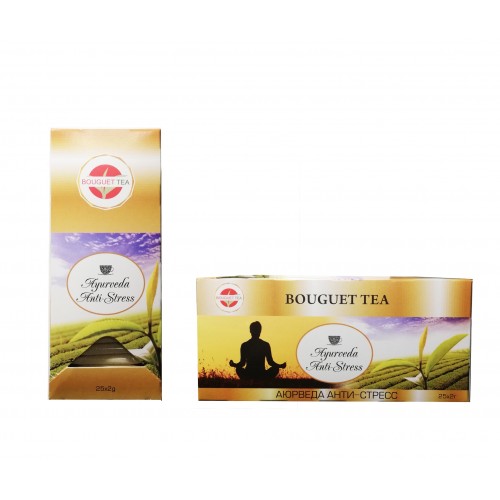Bouguet tea Ayurveda Anti-stress/Аурведа Анти-Стресс (25 пакетиков по 2 г)
